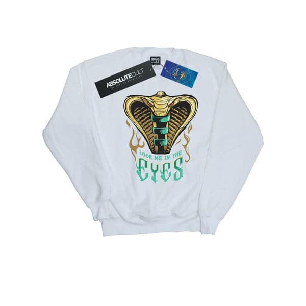Disney Mens Aladdin Movie Jafar Snake Eyes Sweatshirt