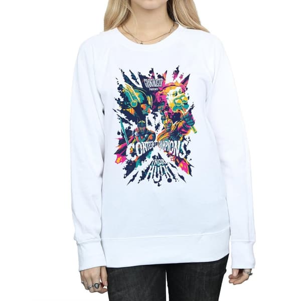 Marvel Womens/Ladies Thor Ragnarok Grandmaster Presents Sweatshirt