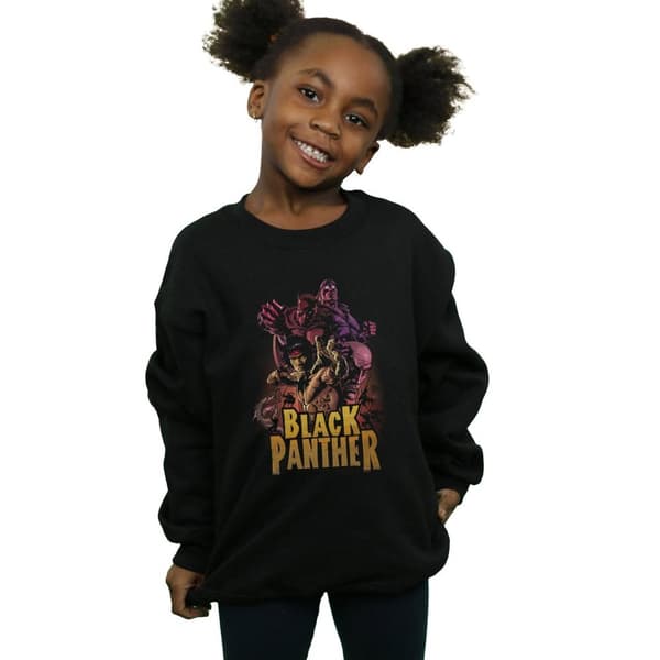 Marvel Girls Black Panther Ninja Sweatshirt