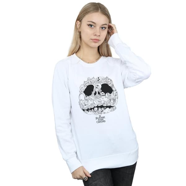 Disney Dam/Tjej Nightmare Before Christmas Jack Skellington Jack-O-Lanterns Sweatshirt