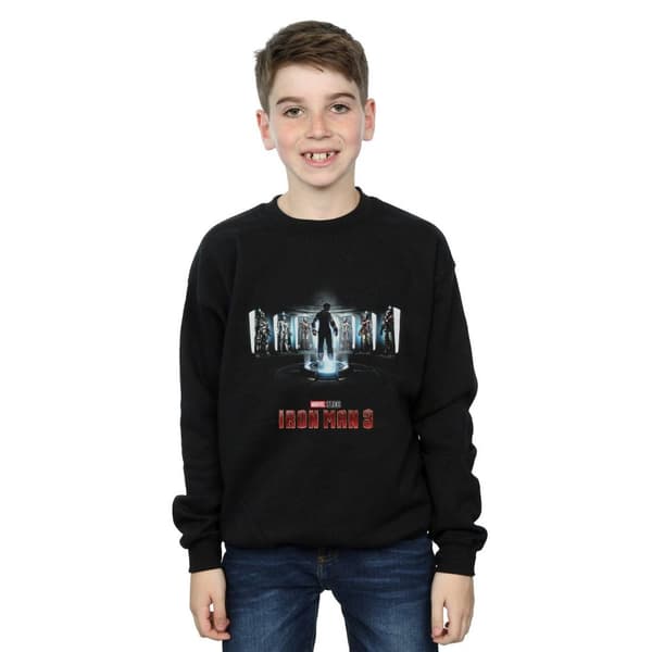 Marvel Studios Sweatshirt med affisch från Iron Man 3 för pojkar
