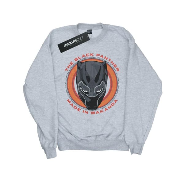 Marvel Boys Black Panther Made in Wakanda Red Sweatshirt