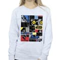 Pikkukuva 3 / 4: Star Wars Womens/Ladies Droid Montage Sweatshirt