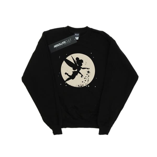 Disney Mens Tinkerbell Moon Cropped Sweatshirt