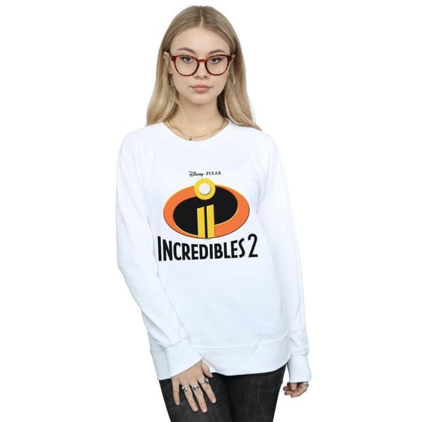 Disney Womens/Ladies Incredibles 2 Emblem Logo Sweatshirt