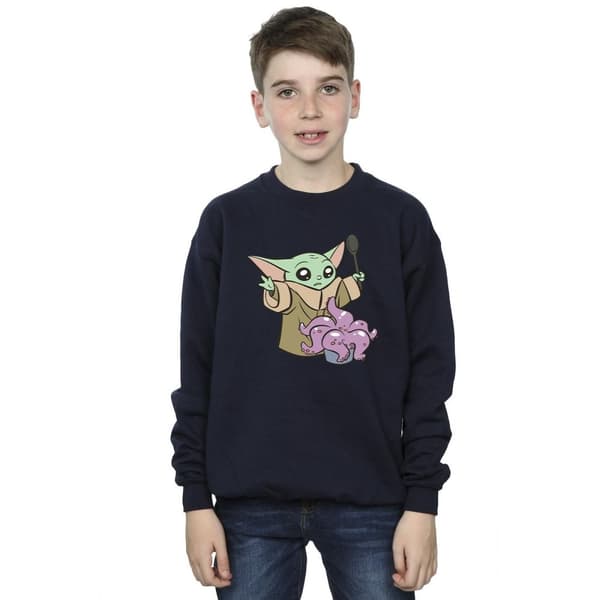 Star Wars Pojkar The Mandalorian Spooky Cooking Sweatshirt