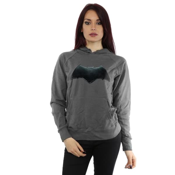 DC Comics Huvtröja med Batman-emblem för damer/kvinnor - Justice League Movie