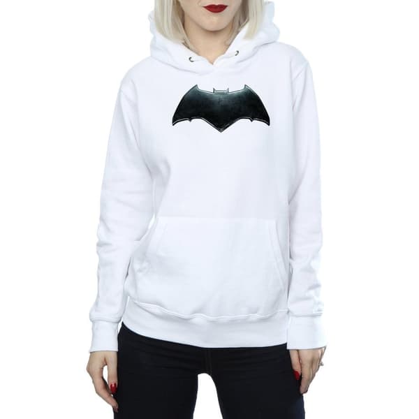 DC Comics Huvtröja med Batman-emblem för damer/kvinnor - Justice League Movie