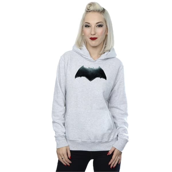 DC Comics Huvtröja med Batman-emblem för damer/kvinnor - Justice League Movie