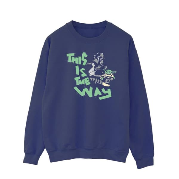 Star Wars Mens The Mandalorian This Is The Way Duo Sweatshirt