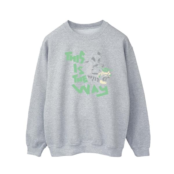 Star Wars Mens The Mandalorian This Is The Way Duo Sweatshirt