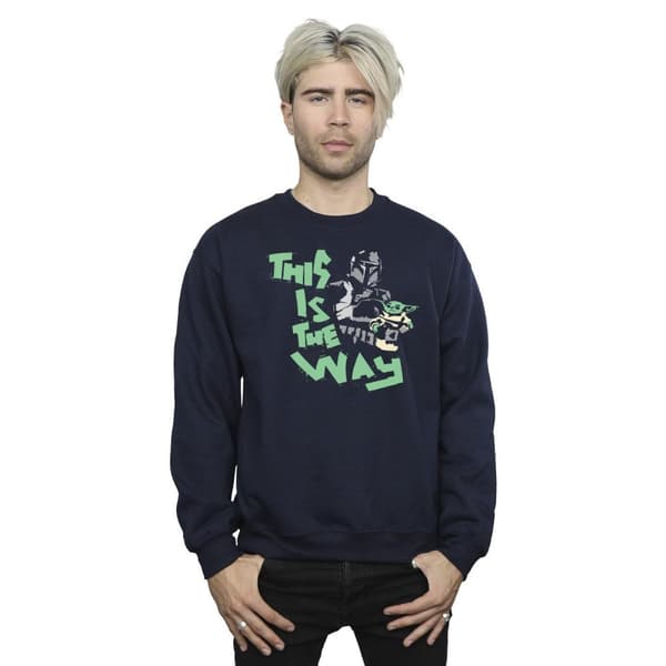 Star Wars Mens The Mandalorian This Is The Way Duo Sweatshirt