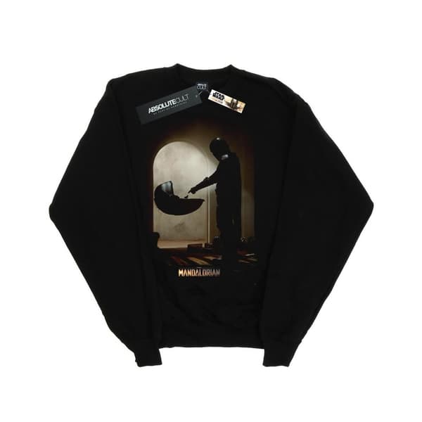 Star Wars Mens The Mandalorian Find The Child Sweatshirt Black M