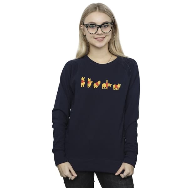Disney Dam/Tjej Winnie The Pooh Stretching Sweatshirt