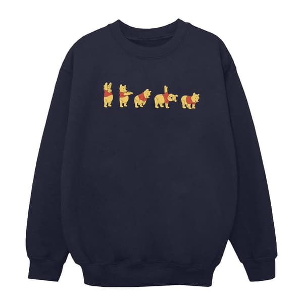 Disney Dam/Tjej Winnie The Pooh Stretching Sweatshirt
