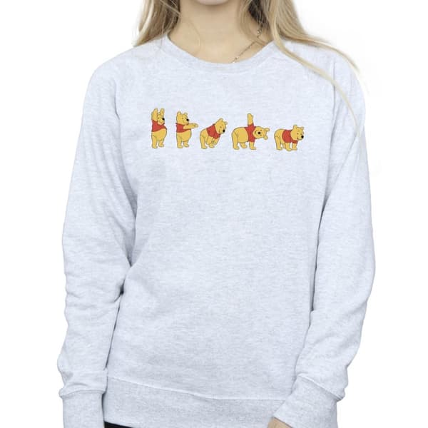 Disney Dam/Tjej Winnie The Pooh Stretching Sweatshirt