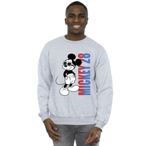 Disney Mens Musse Pigg Gradient Sweatshirt