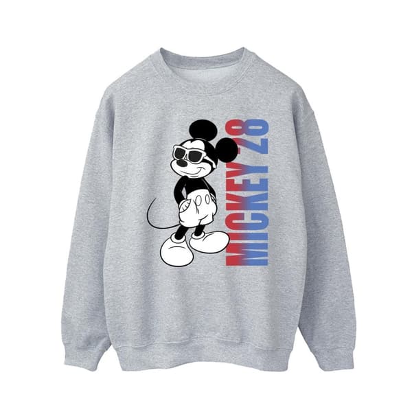 Disney Mens Musse Pigg Gradient Sweatshirt