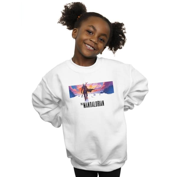 Star Wars Girls The Mandalorian Landscape Sweatshirt