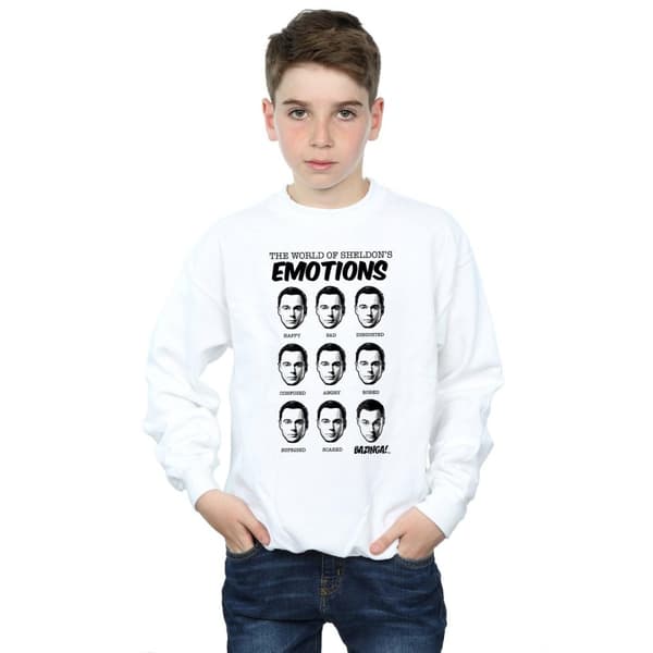 The Big Bang Theory Boys Sheldon Emotions Sweatshirt