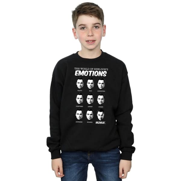 The Big Bang Theory Boys Sheldon Emotions Sweatshirt
