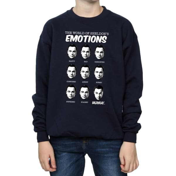 The Big Bang Theory Boys Sheldon Emotions Sweatshirt