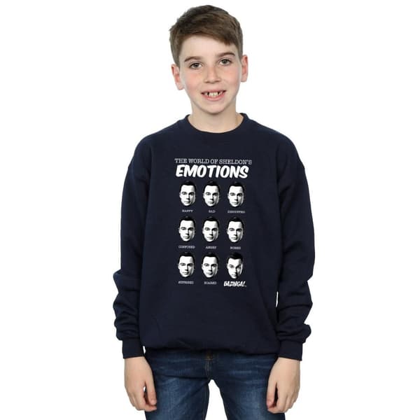 The Big Bang Theory Boys Sheldon Emotions Sweatshirt