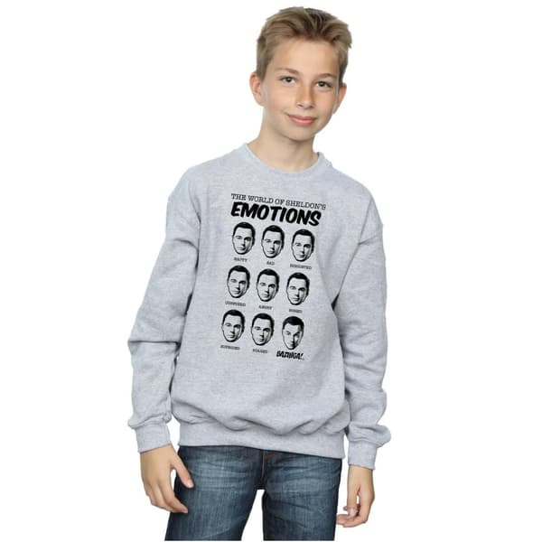 The Big Bang Theory Boys Sheldon Emotions Sweatshirt