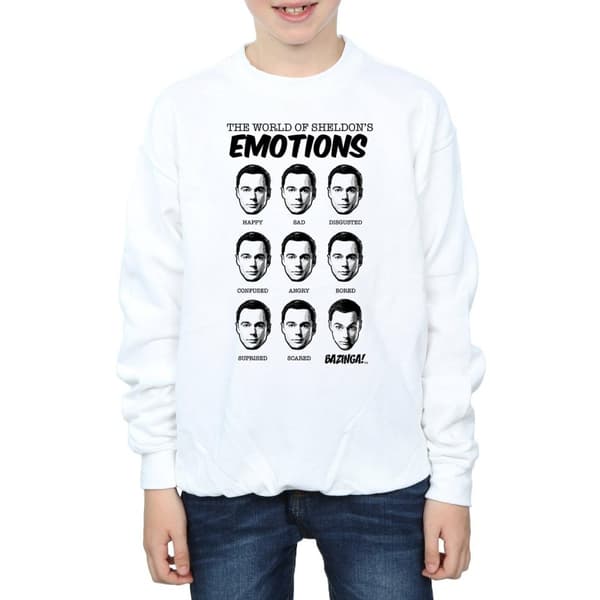 The Big Bang Theory Boys Sheldon Emotions Sweatshirt