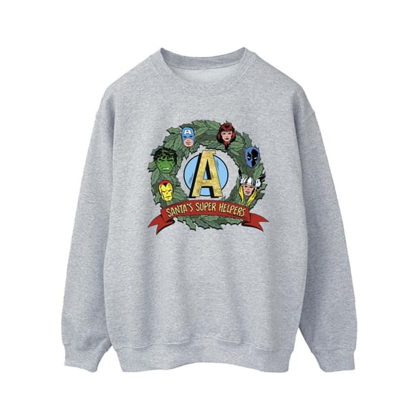 Marvel Sweatshirt med tomtens superhjälpare
