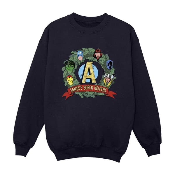 Marvel Sweatshirt med tomtens superhjälpare