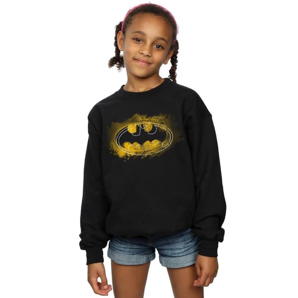 DC Comics Batman Spray Logo-tröja för flickor