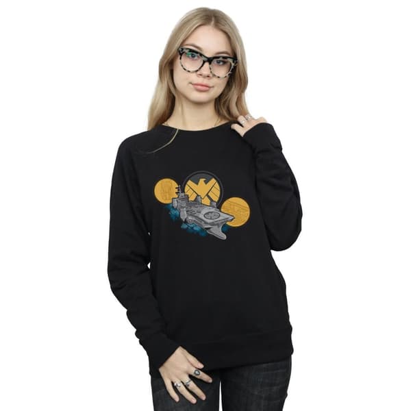 Marvel Womens/Ladies S.H.I.E.L.D. Hellicarrier Sweatshirt