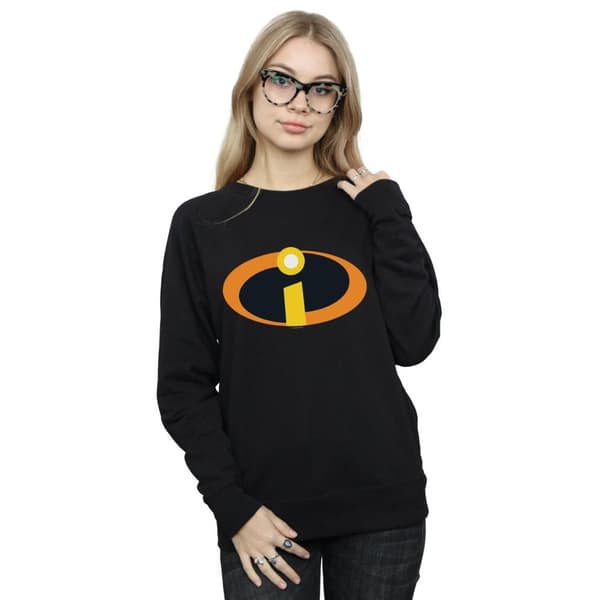 Disney Dam/Tjej The Incredibles Kostym Logo Sweatshirt