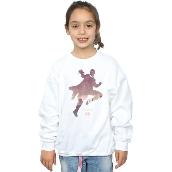 Marvel Girls Vision Silhouette Sweatshirt