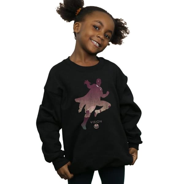 Marvel Girls Vision Silhouette Sweatshirt
