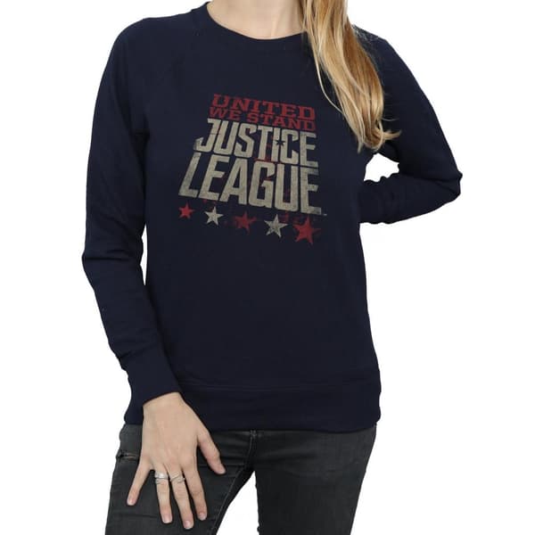DC Comics Sweatshirt - dam/dam Justice League Movie United We Stand