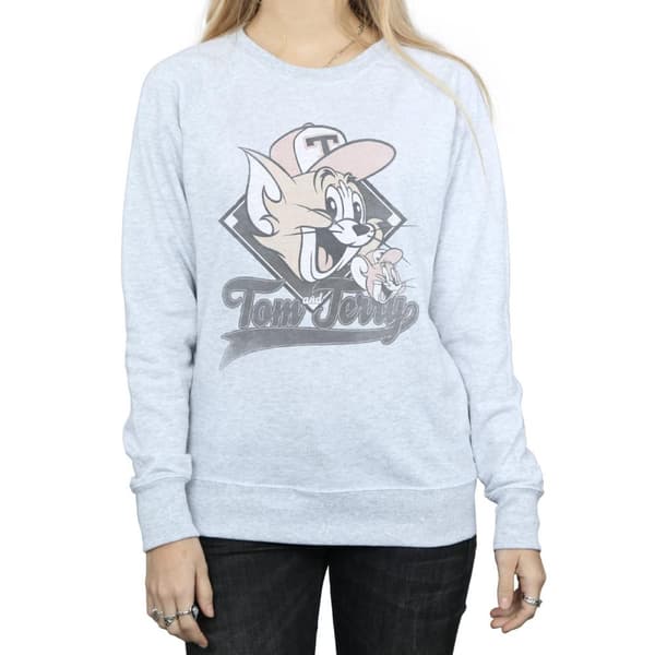 Tom And Jerry Womens/Ladies Baseball Caps Sweatshirt
