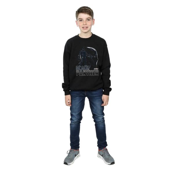 Marvel Boys Avengers Infinity War Black Panther Character Sweatshirt