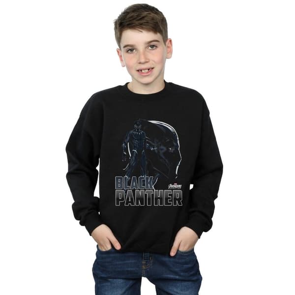 Marvel Boys Avengers Infinity War Black Panther Character Sweatshirt