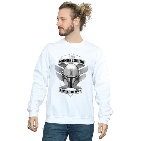 Star Wars Mens The Mandalorian This Is The Way Mando Sweatshirt