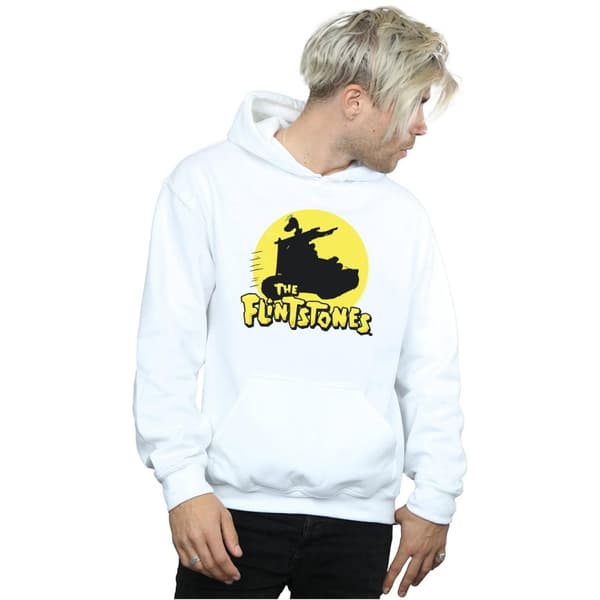 The Flintstones Mens Car Silhouette Hoodie