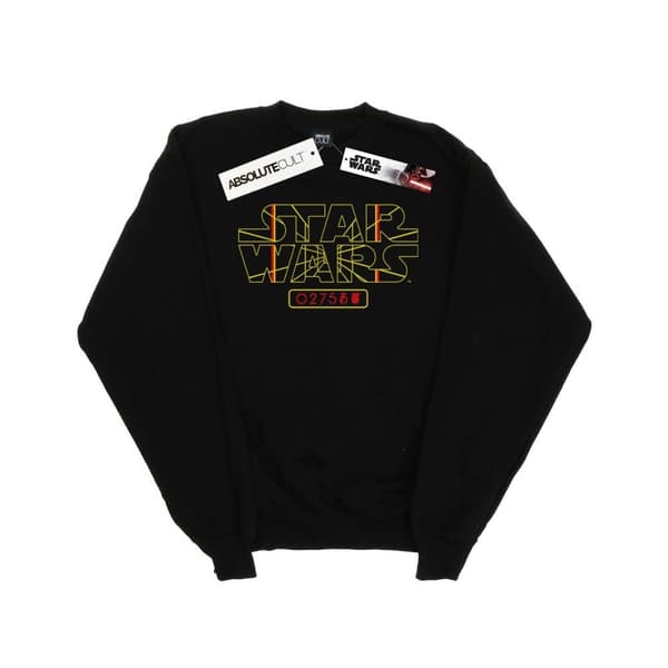 Star Wars Girls Target Logo Sweatshirt Black 5-6 Years