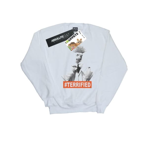 Disney Dam/Tjej Mupparna Beaker Terrified Sweatshirt