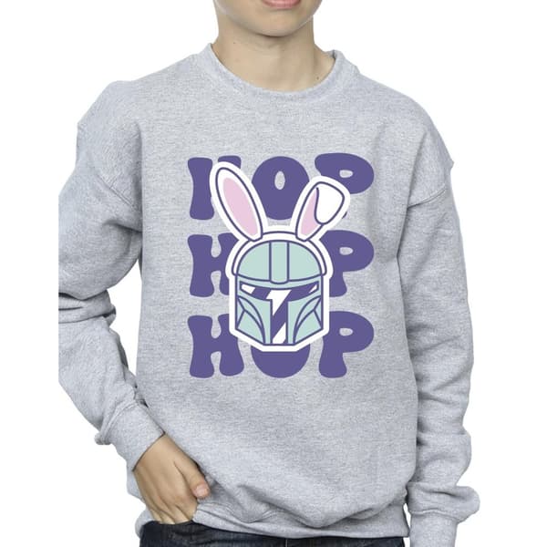 Star Wars Boys The Mandalorian Hop Into Easter Sweatshirt