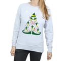 Miniatyrbild 3 av 5: Elf Sweatshirt med julgran för kvinnor/damer