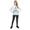 Miniatyrbild 4 av 5: Elf Sweatshirt med julgran för kvinnor/damer