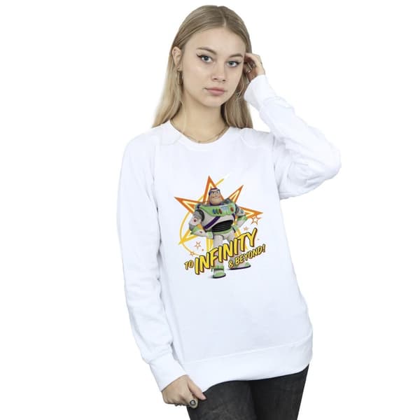 Disney Womens/Ladies Toy Story Buzz To Infinity Sweatshirt