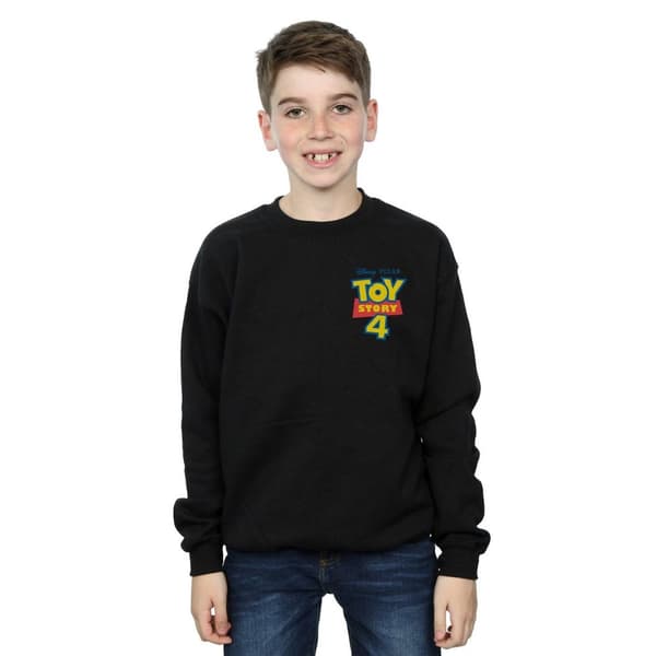 Disney Boys Toy Story 4 Logo Breast Print Sweatshirt