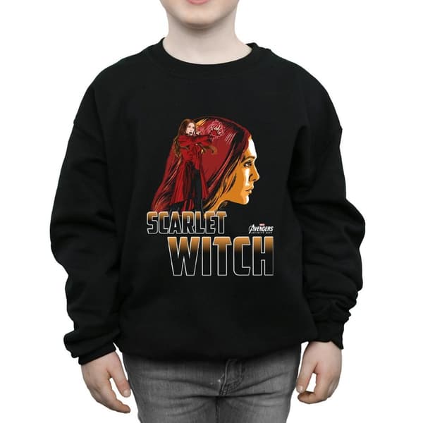 Marvel Boys Avengers Infinity War Scarlet Witch Character Sweatshirt
